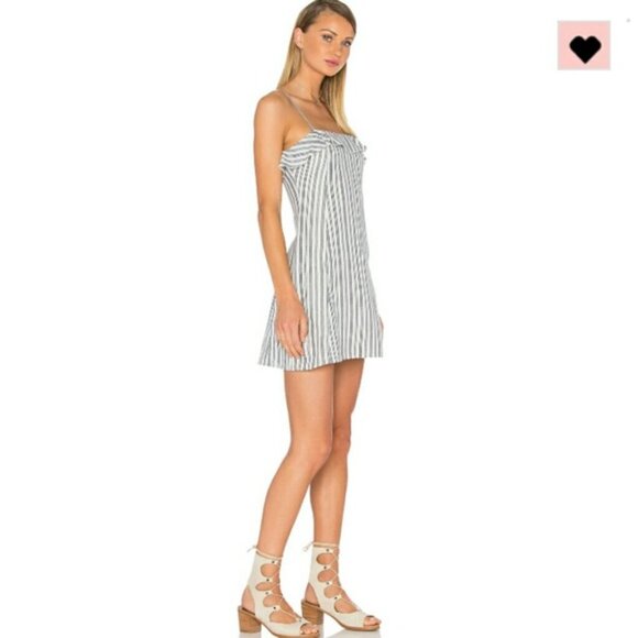 NEW Privacy Please Cisco Navy Stripe Mini Dress S - Picture 2 of 3